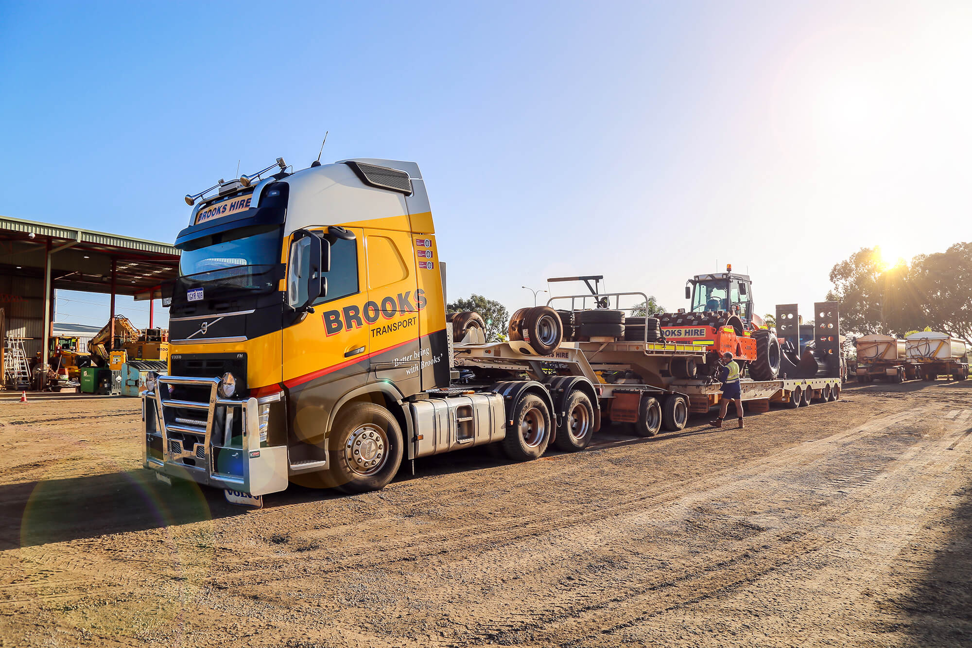 A Double Delivery Brooks Transport